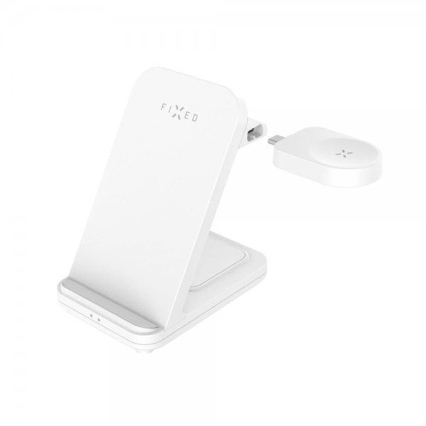 - Trådlös laddare - Powerstation for Samsung - 3in1 15W Vit