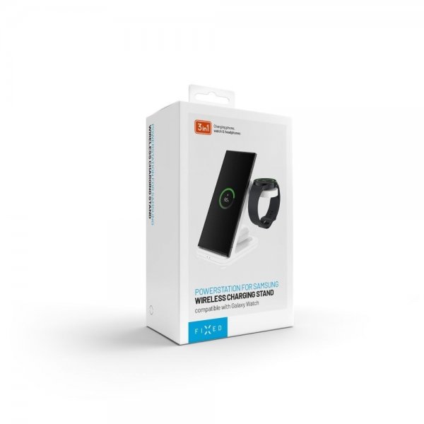 - Trådlös laddare - Powerstation for Samsung - 3in1 15W Vit