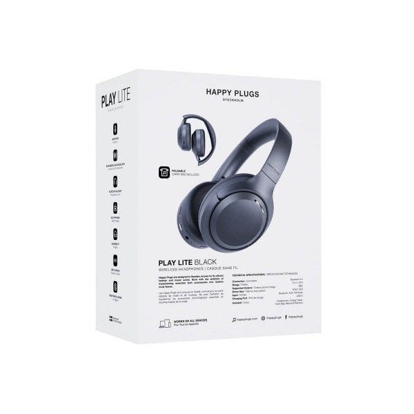 - Trådlösa Over-Ear Hörlurar - Play Lite - Svart