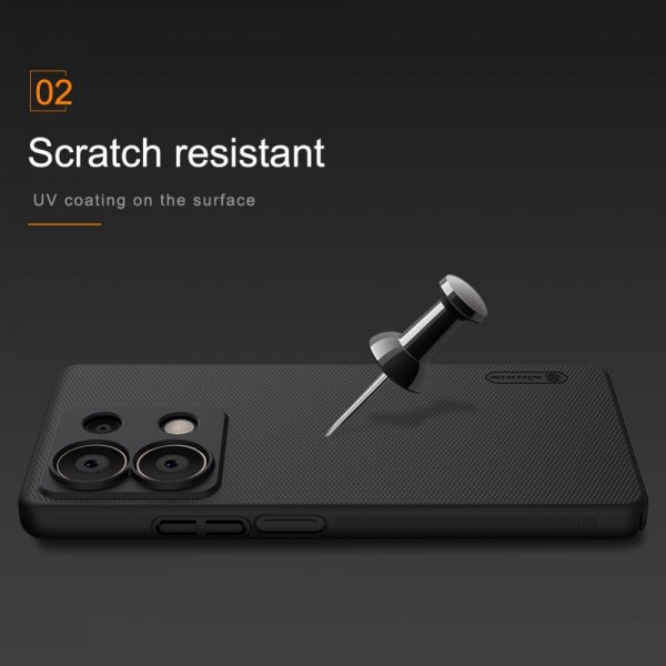 - Xiaomi Redmi Note 13 5G - Skal - Super Frosted Shield - Röd